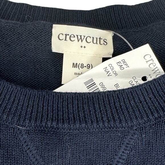 NWT Crewcuts Crewneck Sweater Size Medium (8-9) - Picture 4 of 4